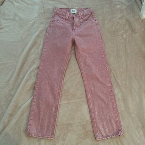 Urban Outfitters Size 25 Pink High Rise Jeans ( Never worn) Original Price:$72